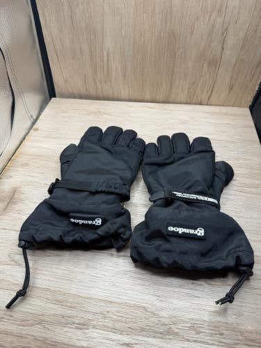 Grandoe Gloves Mens large Snow Ski Black Insulated Sympatex