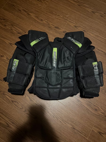 Large Warrior RX4 pro + Goalie Chest Protector (Used)