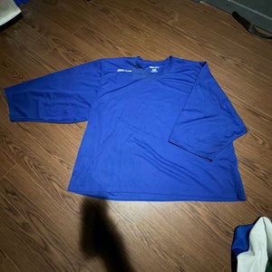 Blue Goalie Cut Men's Bauer Jersey (Used)