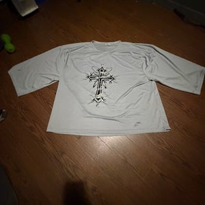 Gray Goalie Cut Men's Jersey (Used)