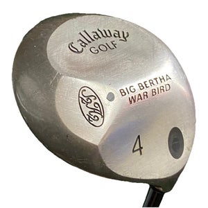 Callaway Big Bertha War Bird 4 Wood 17 RH RCH 96 Stiff Graphite 42 Stock Grip HC