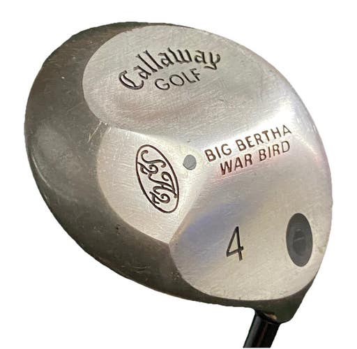 Callaway Big Bertha War Bird 4 Wood 17 RH RCH 96 Stiff Graphite 42 Stock Grip HC