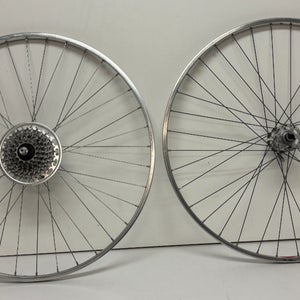 Vintage Araya/Super Champion 6-Spd Aluminum/Steel 27" Wheelset Sunshine/Normandy