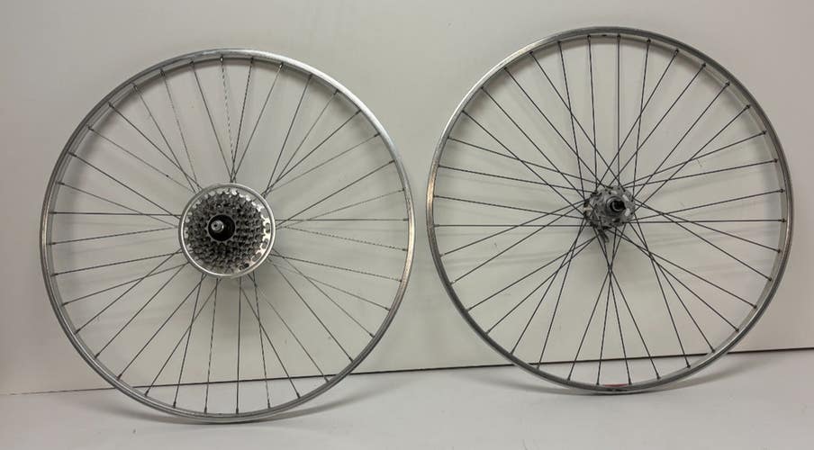 Vintage Araya/Super Champion 6-Spd Aluminum/Steel 27" Wheelset Sunshine/Normandy