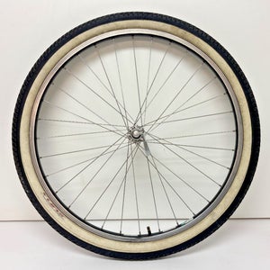 Vintage Specialized 32-Spoke Black Aluminum 26" QR Front Wheel Suntour Hub +Tire