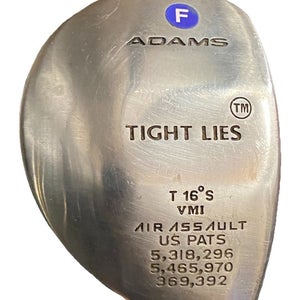 Adams Tight Lies 3 Wood 16* RH SuperShaft Firm Graphite 42.5" Factory Grip Nice