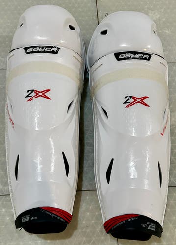 Senior Bauer Vapor 2X 15" Shin Pads (Used)