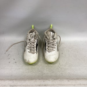 Used New Balance LAX Cleats Boys White Junior 04 11851-S000041336