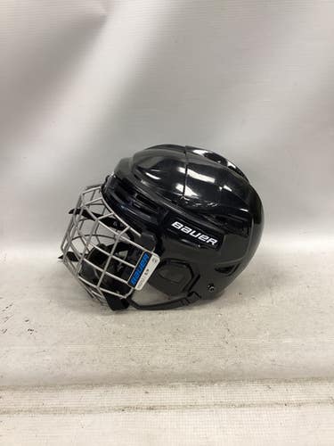 Used Bauer IMS 5.0 S Helmet Cage Combo Black SM 11851-S000041378