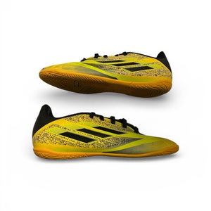 Used Adidas Soccer Indoor Shoes Black And Yellow Junior 03.5 11873-S000226707