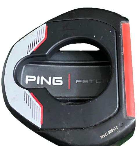 Ping Fetch Mallet Putter 2021 Black Dot RH Straight Arc 34.5" Stock Grip Beauty