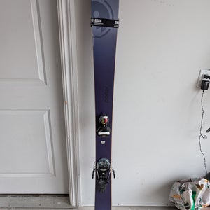 Unisex 2023 Parlor 168 cm All Mountain Cardinal Pro Skis With Bindings Max Din 12 (Used)