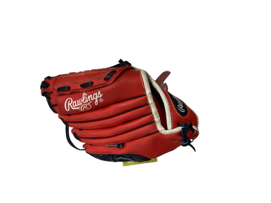 Used Rawlings PLAYERS SERIES BB/SB Glove T-ball Red 8" 11613-S000174071