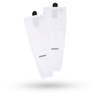 New CCM SX 100 Socks White 24" 11506-CCMBS100JRWHT