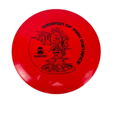 Used DOOMSDAY DISC WEAPON OF MAX DISTENCE Disc Golf Driver Red 11506-S000293746