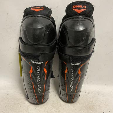 Used Bauer SUPREME ONE.4 Junior Shin Guards Black 10" 11855-S000196673