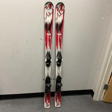 Used K2 AMP STRIKE JR Boys DH Ski/Binding Red 136 cm 11855-S000196669