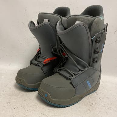 Used Burton WOMENS PROGRESSION Womens Snowboard Boots Grey Senior 7.5 11855-S000196642