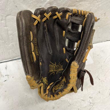 Used Rawlings Highlight Series H115HBR Baseball Glove LH Throw Brown 11 1/2" 11855-S000196612