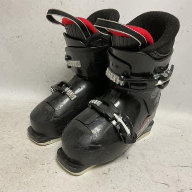 Used Alpina AJ2 Boys DH Ski Boot Black 205 MP - J01 11855-S000196594