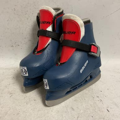 Used Bauer 8/9 Boys Softboot Skate Navy Blue Youth 08.5 11855-S000196588
