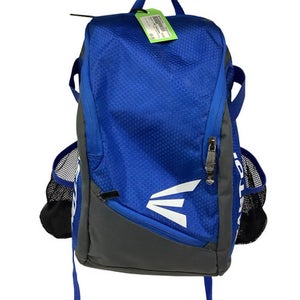 Used Easton 2 BAT BACKPACK BB/SB Player Carry Bag Royal Blue 11347-S000261319