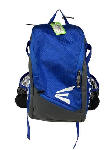 Used Easton 2 BAT BACKPACK BB/SB Player Carry Bag Royal Blue 11347-S000261319