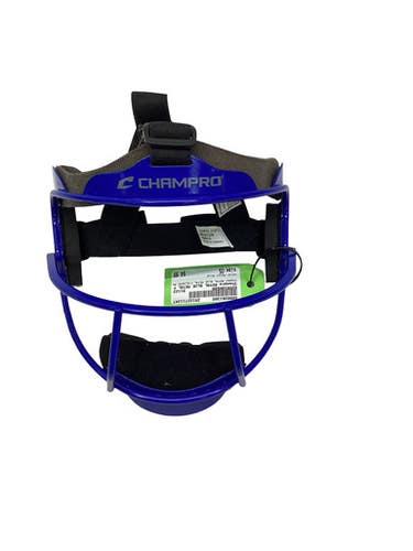 Used Champro ROYAL BLUE METAL FIELDERS MASK BB/SB Fielders Mask Royal Blue One Size 11347-S000261300