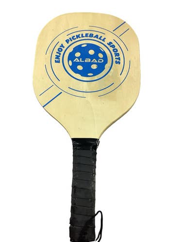 Used ALBAD ENJOY PICKLEBALL WOODEN PADDLES Pickleball Racquet Royal Blue 11347-S000261227