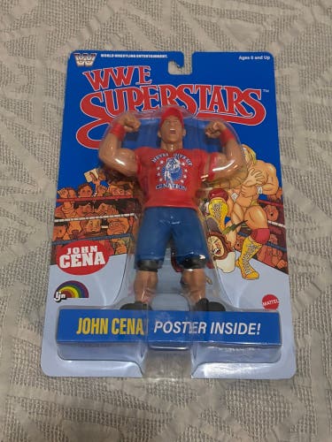 John Cena WWE Superstars LJN Action Figure Blue Card Brand New