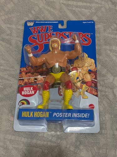 Hulk Hogan WWE Superstars LJN Action Figure Blue Card Brand New