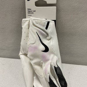 Used Nike ADT VAPOR JET FB Gloves White LG 11490-S000267741