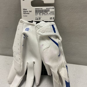 Used Nike NIKE ADT VAPOR JET FB GLOVES FB Gloves White SM 11490-S000267735