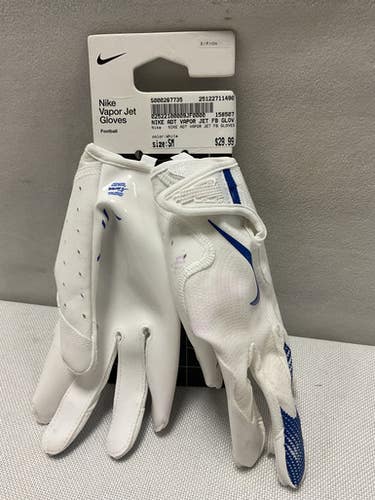 Used Nike NIKE ADT VAPOR JET FB GLOVES FB Gloves White SM 11490-S000267735