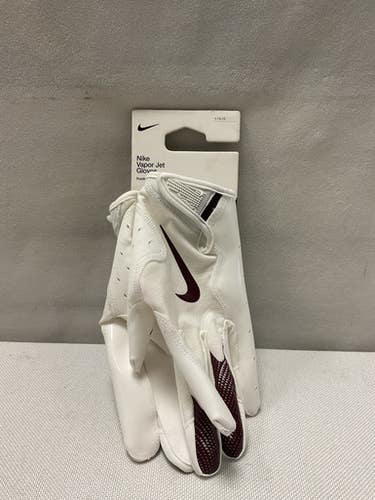 Used Nike ADT VAPOR JET FB GLOVES FB Gloves White LG 11490-S000267734