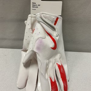 Used Nike ADT VAPOR JET FB GLOVES FB Gloves White LG 11490-S000267736