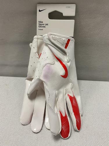 Used Nike ADT VAPOR JET FB GLOVES FB Gloves White LG 11490-S000267736