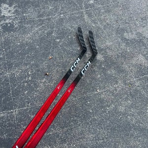 2 Pack Senior CCM JetSpeed FT8 Pro Left Hand Hockey Stick P28 75 Flex (New)