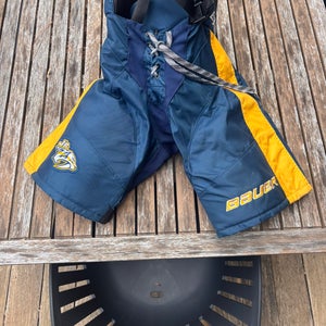 Jr Predators Intermediate Large Bauer Vapor Pro Hockey Pants Pro Stock (Used)