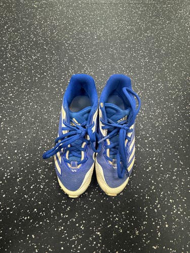 Used Adidas ICON 6 BB/SB Cleats Royal Blue Junior 03.5 11849-S000034641