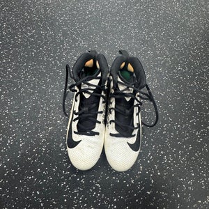 Used Nike ALPHA HUARACHE 7 LAX Cleats Mens White Senior 7 11849-S000034634