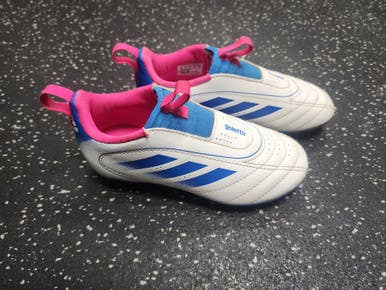 Used Adidas GOLETTO Soccer Cleats White Youth 11.5 11849-S000034602