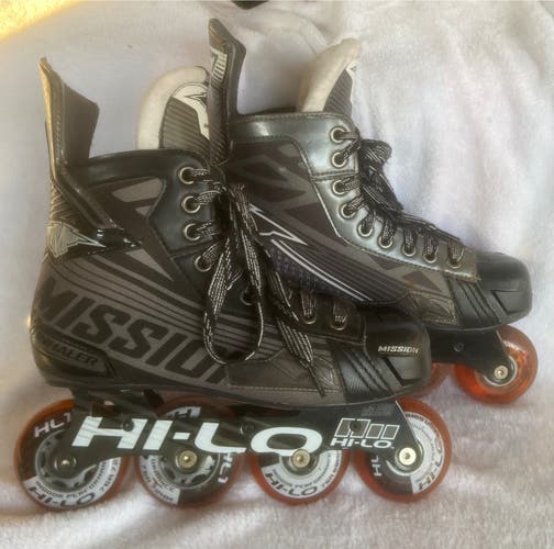 Mission Inhaler DS7 Inline Skates Wide Width Size 5 (Used)