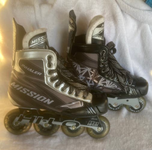 Mission Inhaler NLS6 Inline Skates Wide Width Size 5 (Used)