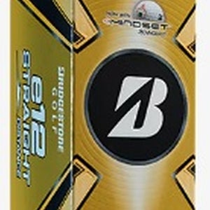 Bridgestone e12 Straight Distance Golf Balls (White, 3pk) 1 Sleeve 2025 NEW
