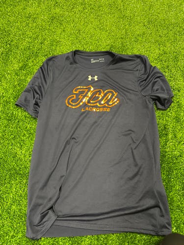 FCA lacrosse - orange foil decoration on Blue base - size small  (New)