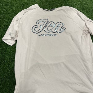 FCA Lacrosse silver foil White Large Men's Under Armour Shirt (Used)