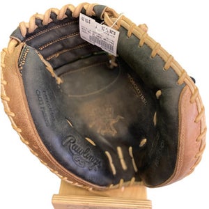 Used Rawlings HEART OF THE HIDE BB/SB Catchers RH Throw Black 33" 11602-S000109233