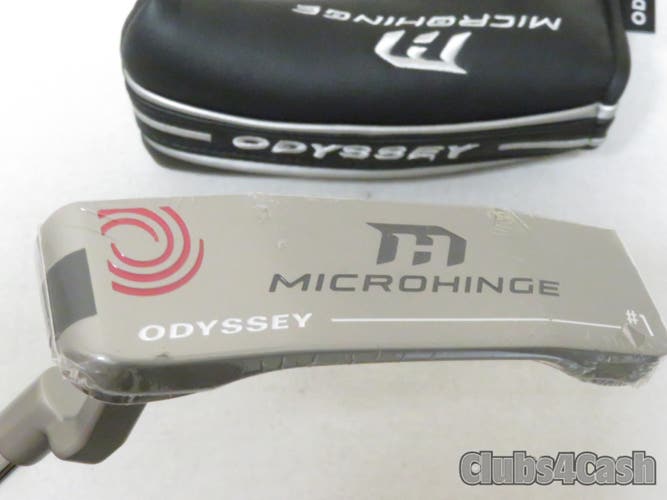 Odyssey MicroHinge Putter #1 35" +Cover .. LEFT LH  NEW