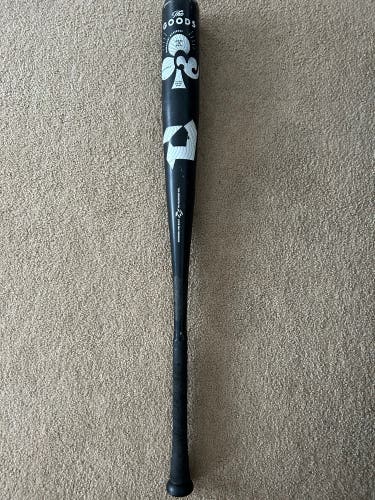 2022 DeMarini The Goods One Piece Alloy BBCOR Certified Bat (-3) 30 oz 33" (Used)